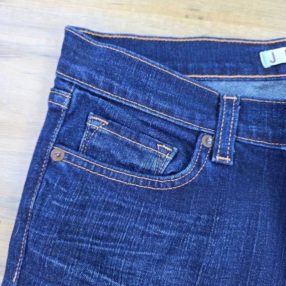 ☔️🔹️J. Brand Blue Raw Hem Denim Shorts Size 6 - Picture 5 of 8